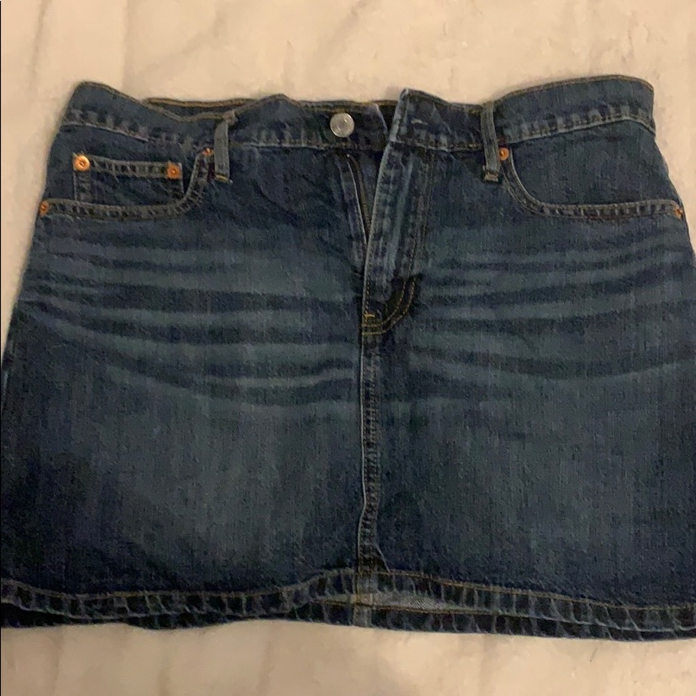 Gap dark denim jean skirt.